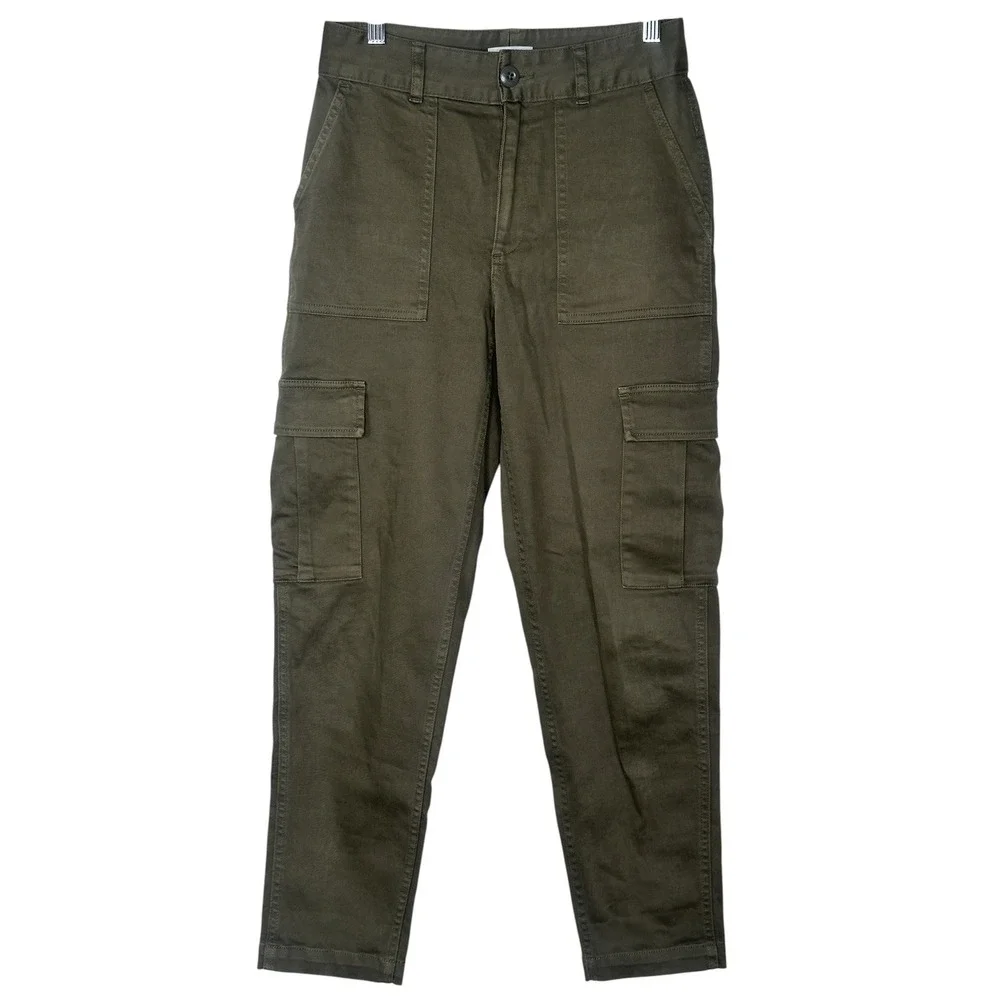 Tna Cargo Pants 4 Olive Green High Rise Tapered Utility Aritzia Supply Pant